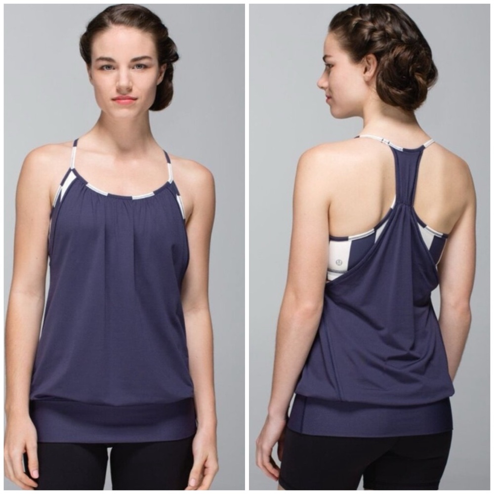 Lululemon No Limits Blue/purple Tank Top Size 4
